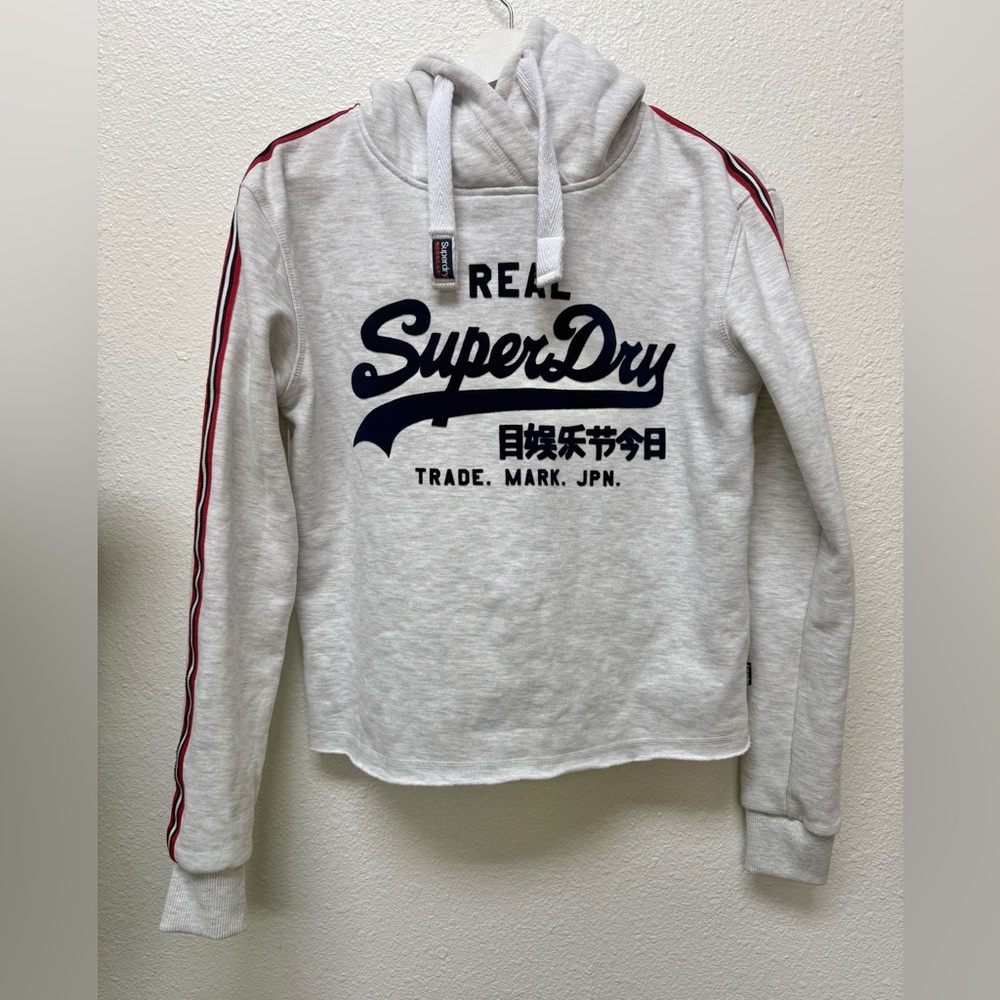 Superdry Women's Vintage Logo League College Crop Hoodie